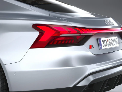 Audi S E-Tron GT 2025 3D Model