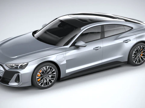 Audi S E-Tron GT 2025 3D Model