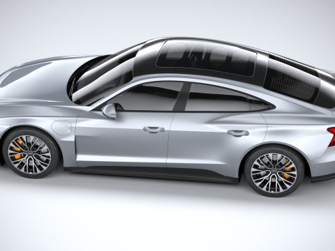 Audi S E-Tron GT 2025 Modello 3D