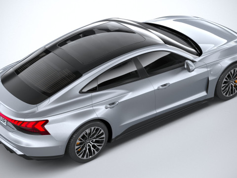 Audi S E-Tron GT 2025 Modello 3D