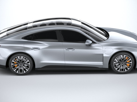 Audi S E-Tron GT 2025 Modello 3D