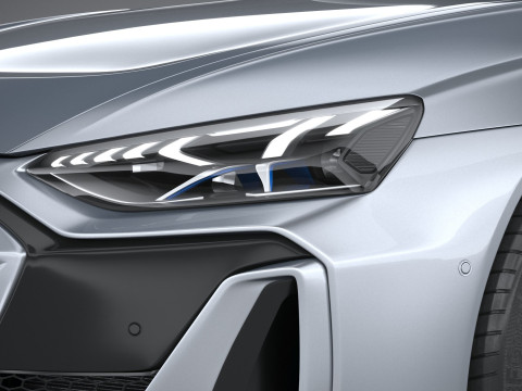 Audi S E-Tron GT 2025 Modello 3D