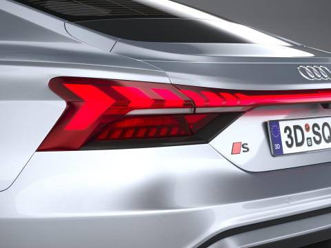Audi S E-Tron GT 2025 Modello 3D