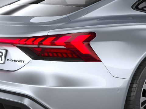 Audi S E-Tron GT 2025 Modello 3D