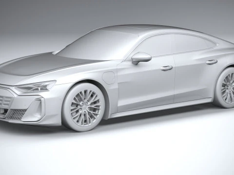 Audi S E-Tron GT 2025 3D Model