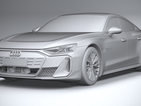 Audi S E-Tron GT 2025 Modello 3D