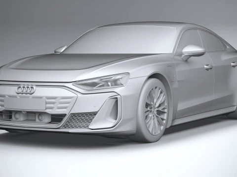 Audi S E-Tron GT 2025 3D Model