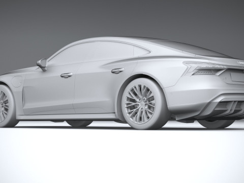 Audi S E-Tron GT 2025 Modello 3D