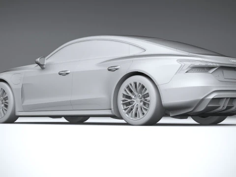Audi S E-Tron GT 2025 3D Model