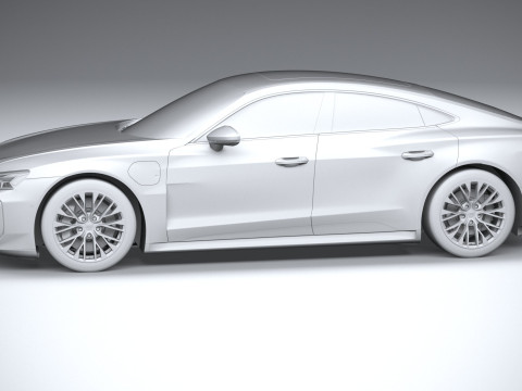 Audi S E-Tron GT 2025 Modello 3D