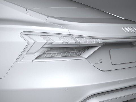 Audi S E-Tron GT 2025 Modello 3D
