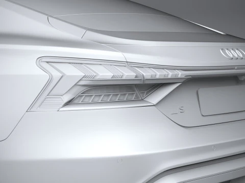 Audi S E-Tron GT 2025 3D Model