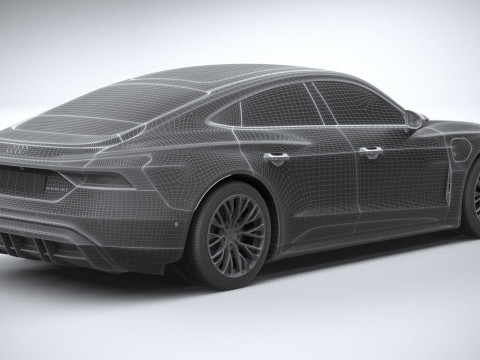 Audi S E-Tron GT 2025 Modello 3D
