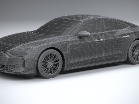 Audi S E-Tron GT 2025 Modello 3D