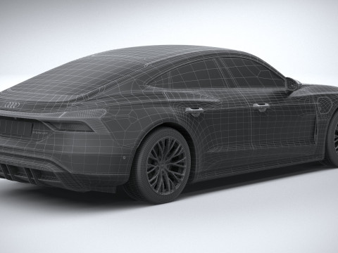 Audi S E-Tron GT 2025 Modello 3D