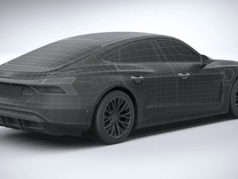 Audi S E-Tron GT 2025 3D Model