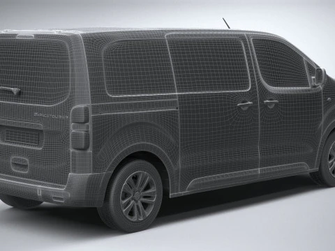 Citroen e-Spacetourer 2024 3D Model