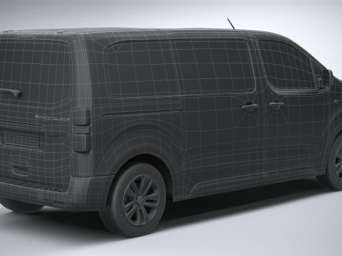 Citroen e-Spacetourer 2024 3D Модель