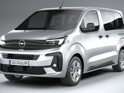 Opel Vivaro L1 Passanger 2024 3D Model