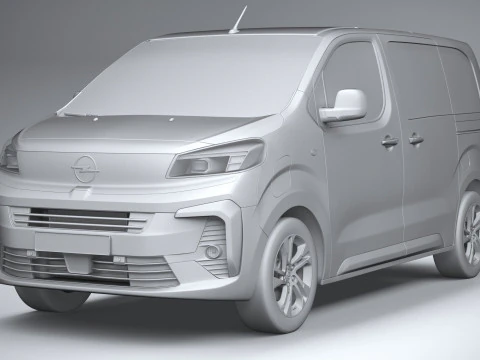 Opel Vivaro L1 Passanger 2024 3D Model