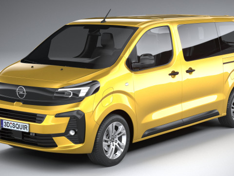 Opel Vivaro L2 Passenger 2024 3D 模型