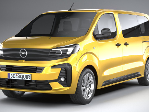 Opel Vivaro L2 Passenger 2024 3D 模型