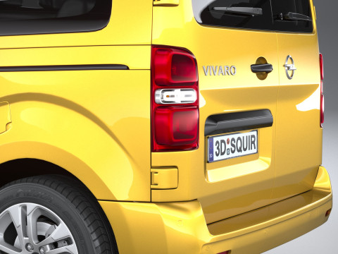 Opel Vivaro L2 Passenger 2024 3D 模型