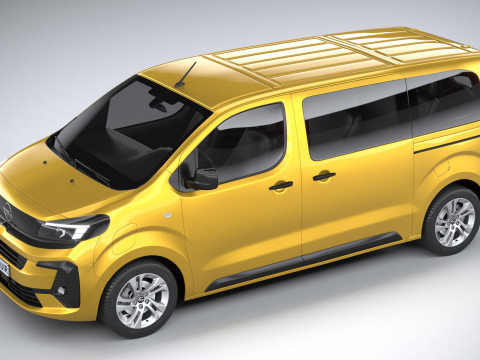 Opel Vivaro L2 Passenger 2024 3D 模型