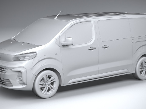 Opel Vivaro L2 Passenger 2024 3D 模型