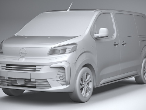 Opel Vivaro L2 Passenger 2024 3D 模型