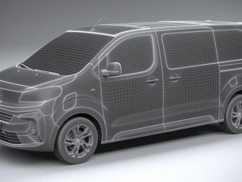 Opel Vivaro L2 Passenger 2024 3D 模型