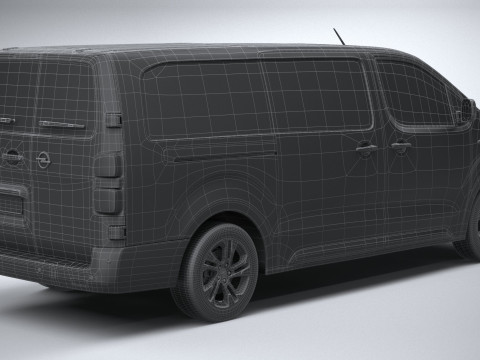Opel Vivaro L3 Passenger 2024 Modelo 3D