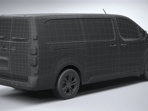 Opel Vivaro L3 Passenger 2024 3D Model