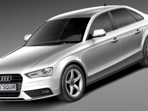 Audi A4 Limousine 2013 3D Modell