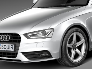 Audi A4 Sedan 2013 Modèle 3D