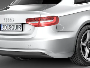 Audi A4 Sedan 2013 3D Model