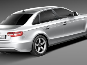 Audi A4 Sedan 2013 Modèle 3D