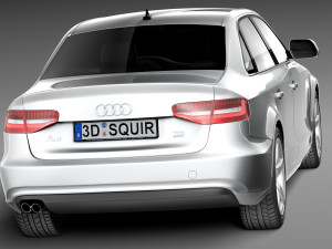 Audi A4 Sedan 2013 Modèle 3D