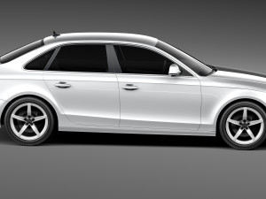 Audi A4 Sedan 2013 Modèle 3D