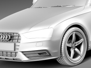 Audi A4 Sedan 2013 Modèle 3D