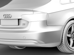 Audi A4 Sedan 2013 Modèle 3D