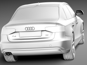 Audi A4 Sedan 2013 Modèle 3D