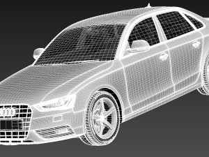 Audi A4 Sedan 2013 Modèle 3D