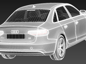 Audi A4 Sedan 2013 Modèle 3D