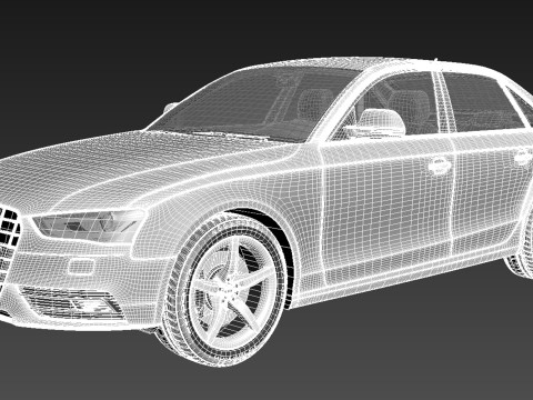 Audi A4 Sedan 2013 Model 3D