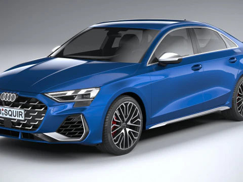 Audi S3 Sedan 2025 3D Model