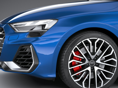 Audi S3 Sedan 2025 Modelo 3D