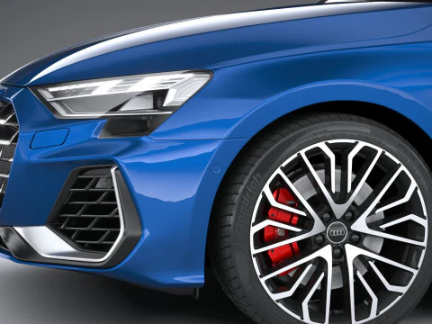 Audi S3 Sedan 2025 3D Model
