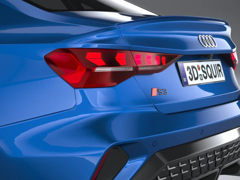 Audi S3 Sedan 2025 3D Model