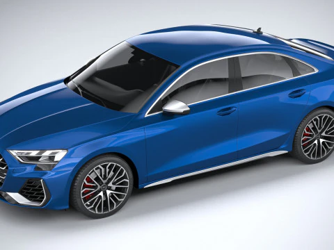 Audi S3 Sedan 2025 3D Model